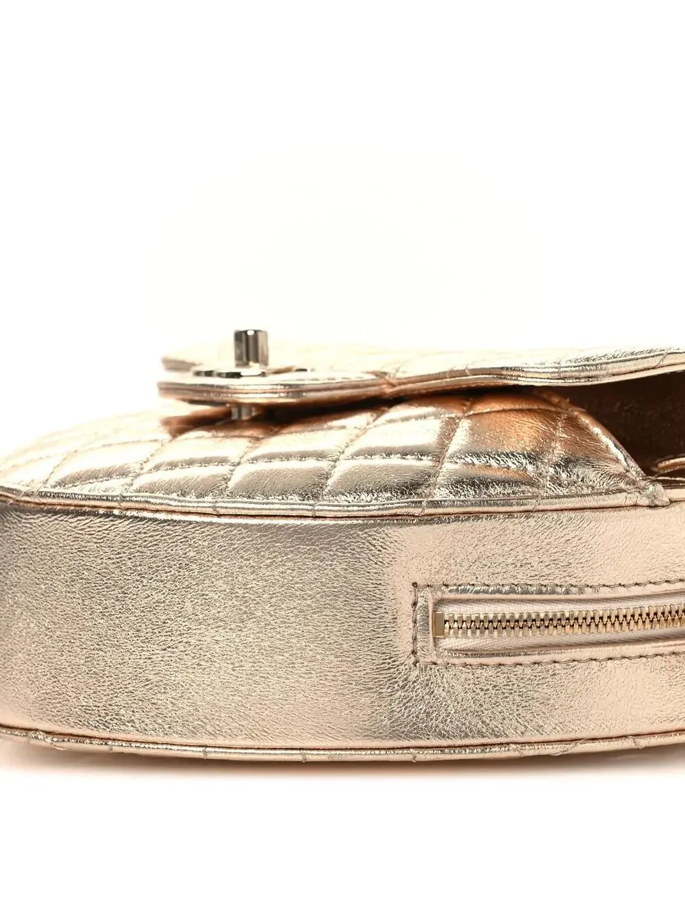 Chanel Metallic Lambskin Quilted Cc In #329604C67B
